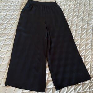 Theory Black Wide-Leg Pants
